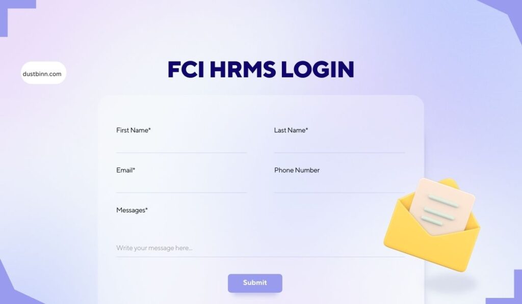 FCI HRMS login